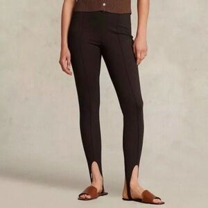 Polo Ralph Lauren Brown Stirrup Leggings Size Large